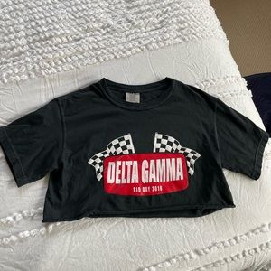 Delta gamma crop top